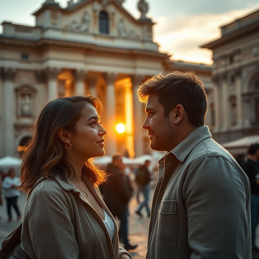 A person practicing active listening with eye contact and engaged body language.