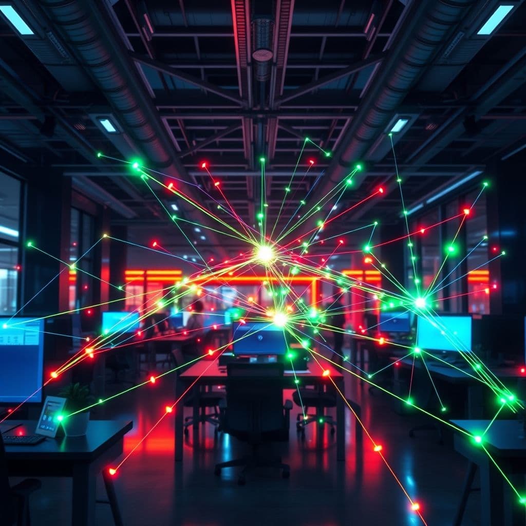 Visualization of link building strategies and backlink profiles.