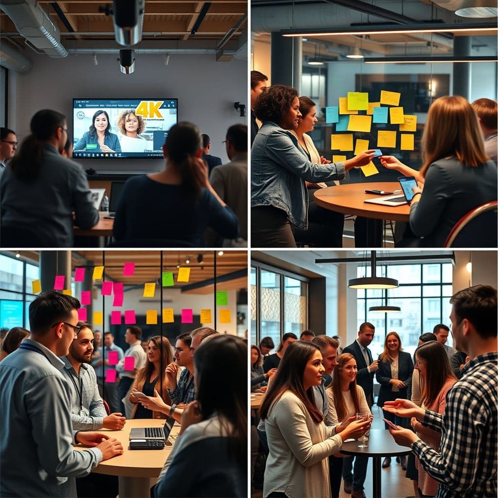 Illustration of different types of growth marketing events.