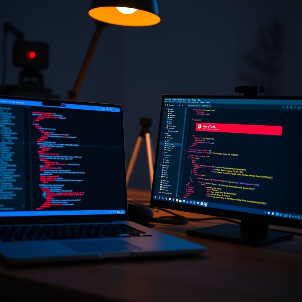 A developer debugging code with browser developer tools open.