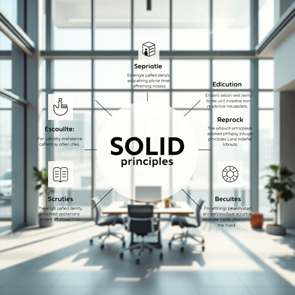Visual breakdown of SOLID principles.