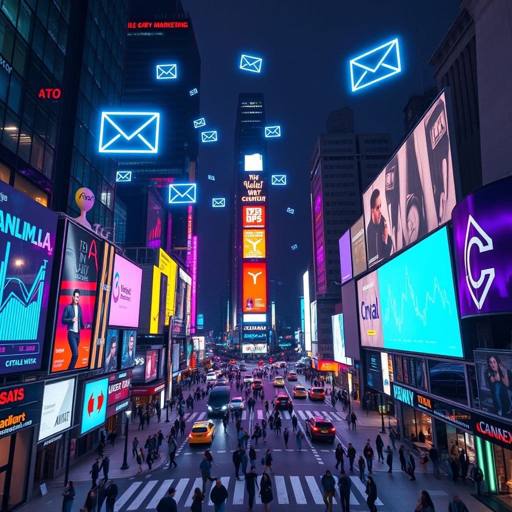 A dynamic illustration of growth marketing strategies in action.