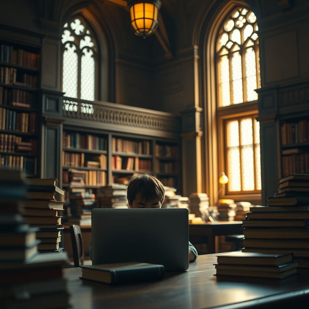 A person deep in thought, analyzing data and making decisions.