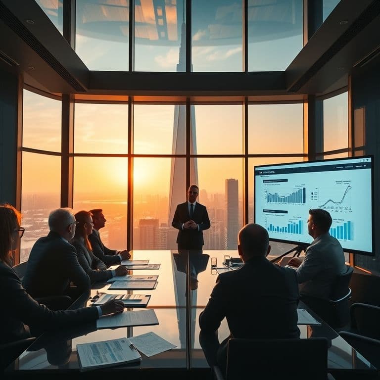 HR Business Partner collaborating with department leaders in strategic meeting