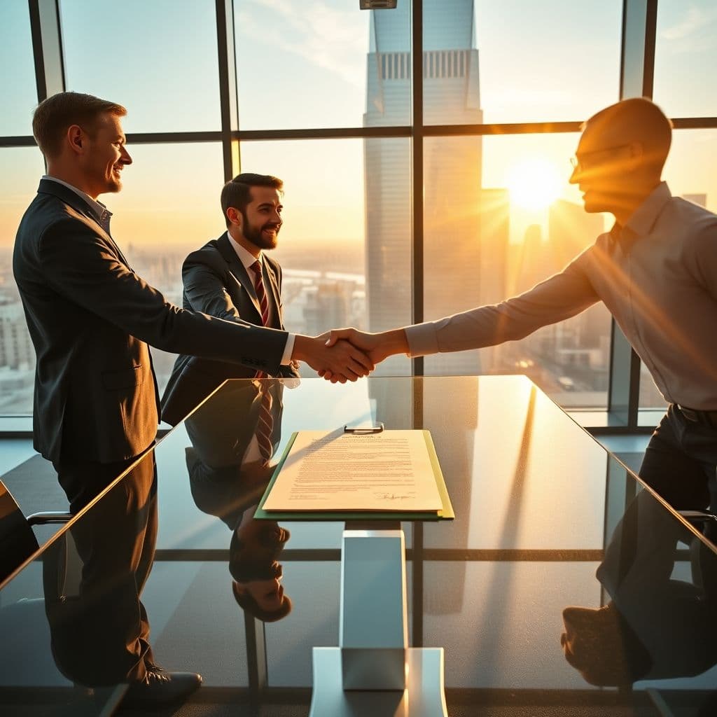 A recruiter discussing job offers with a candidate.