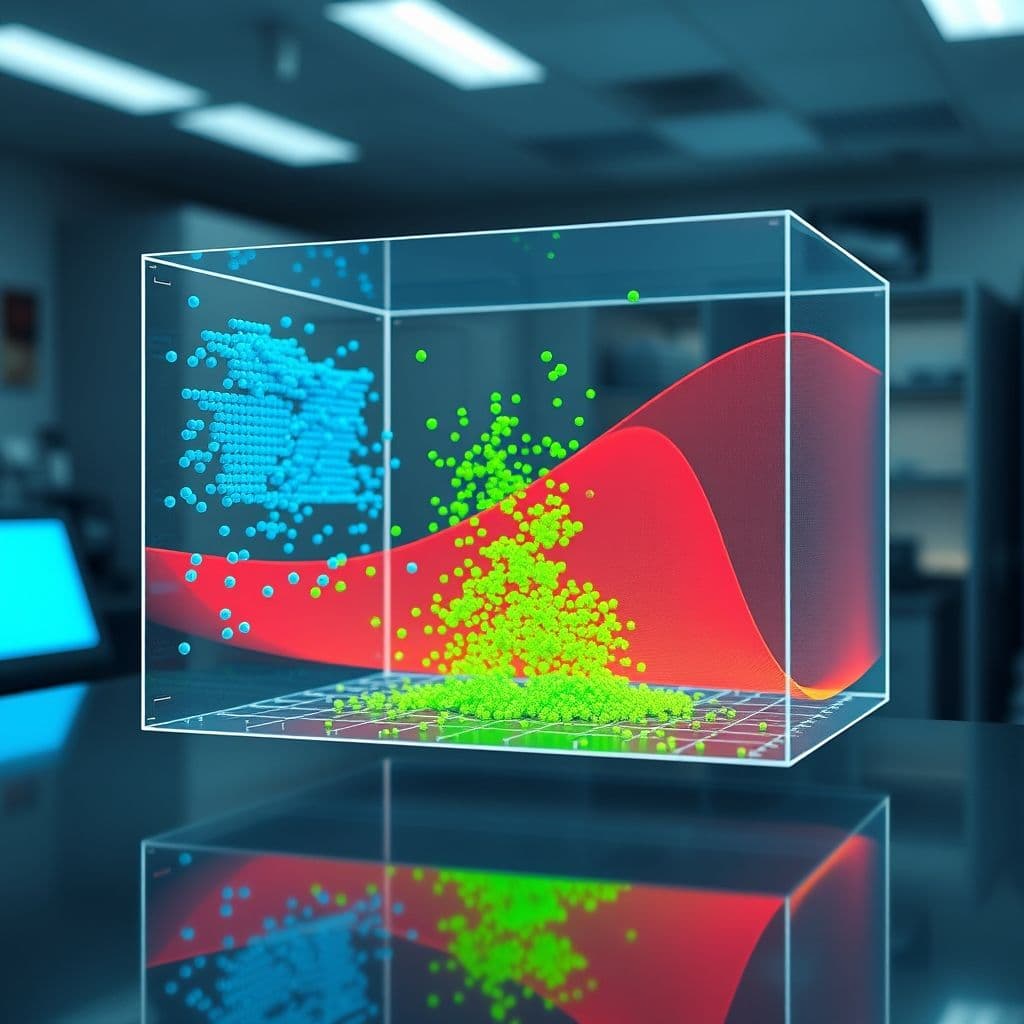 Illustration of probability distributions in statistical mechanics.