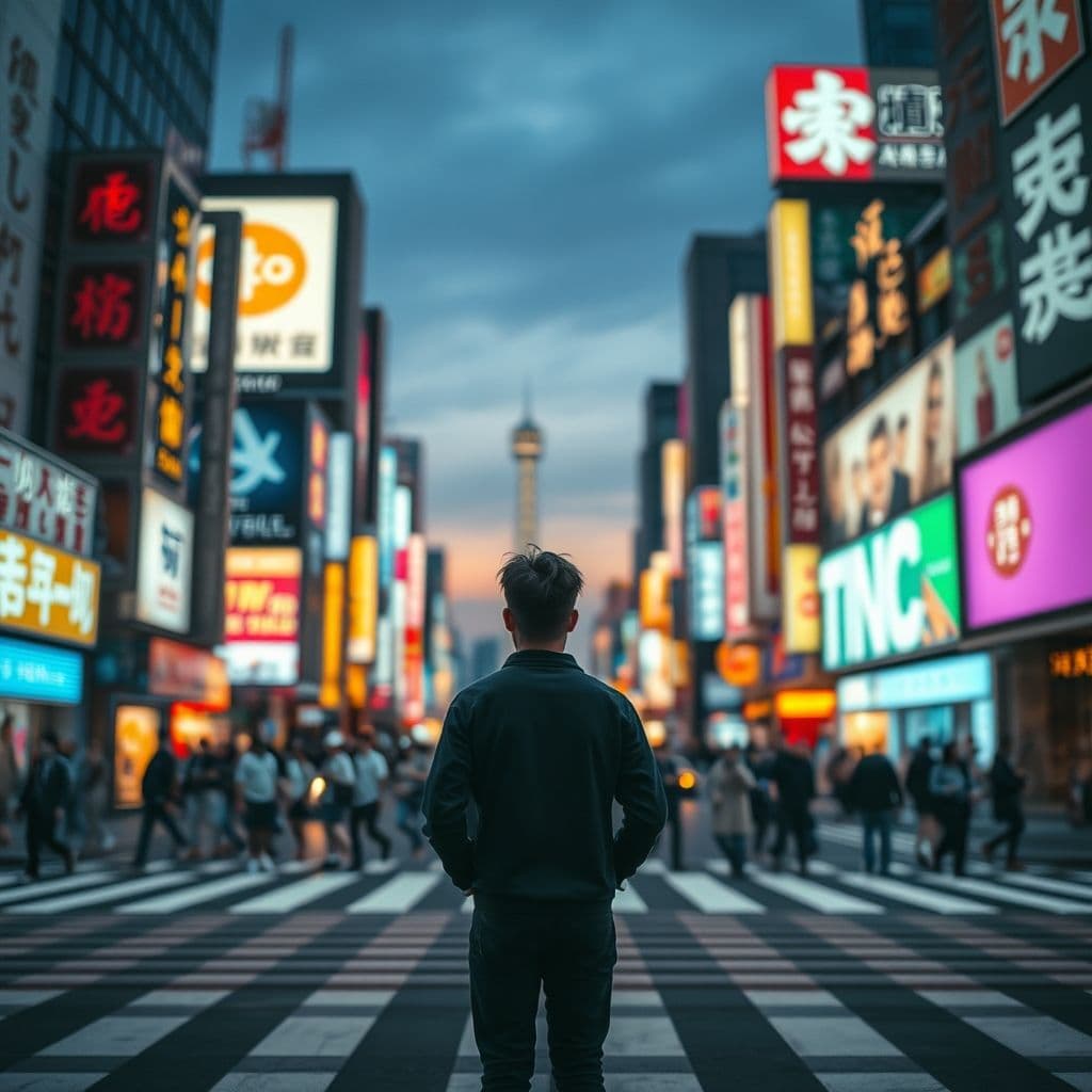 A person choosing between multiple paths, symbolizing autonomy in decision-making.