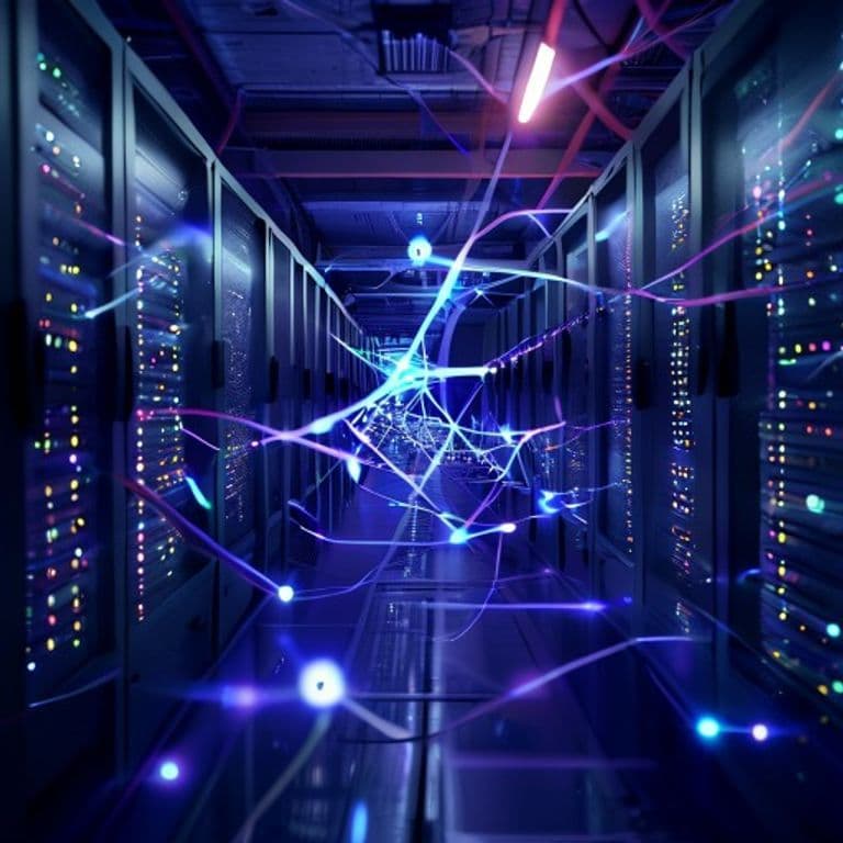A futuristic, cinematic visualization of autonomous AI agents interconnected in a network, symbolizing the engineering of intelligent, production-ready agent systems.