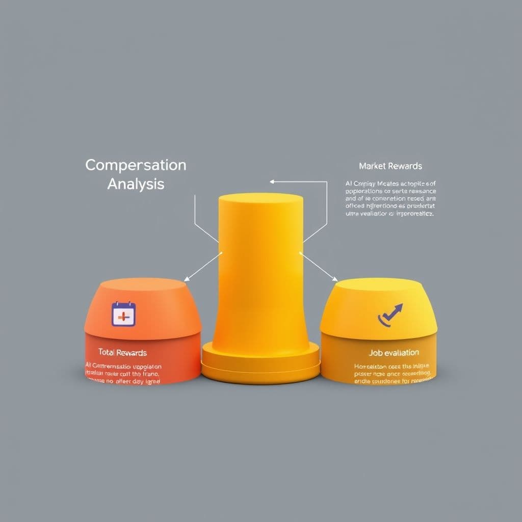 Infographic showing the four pillars of compensation analysis basics