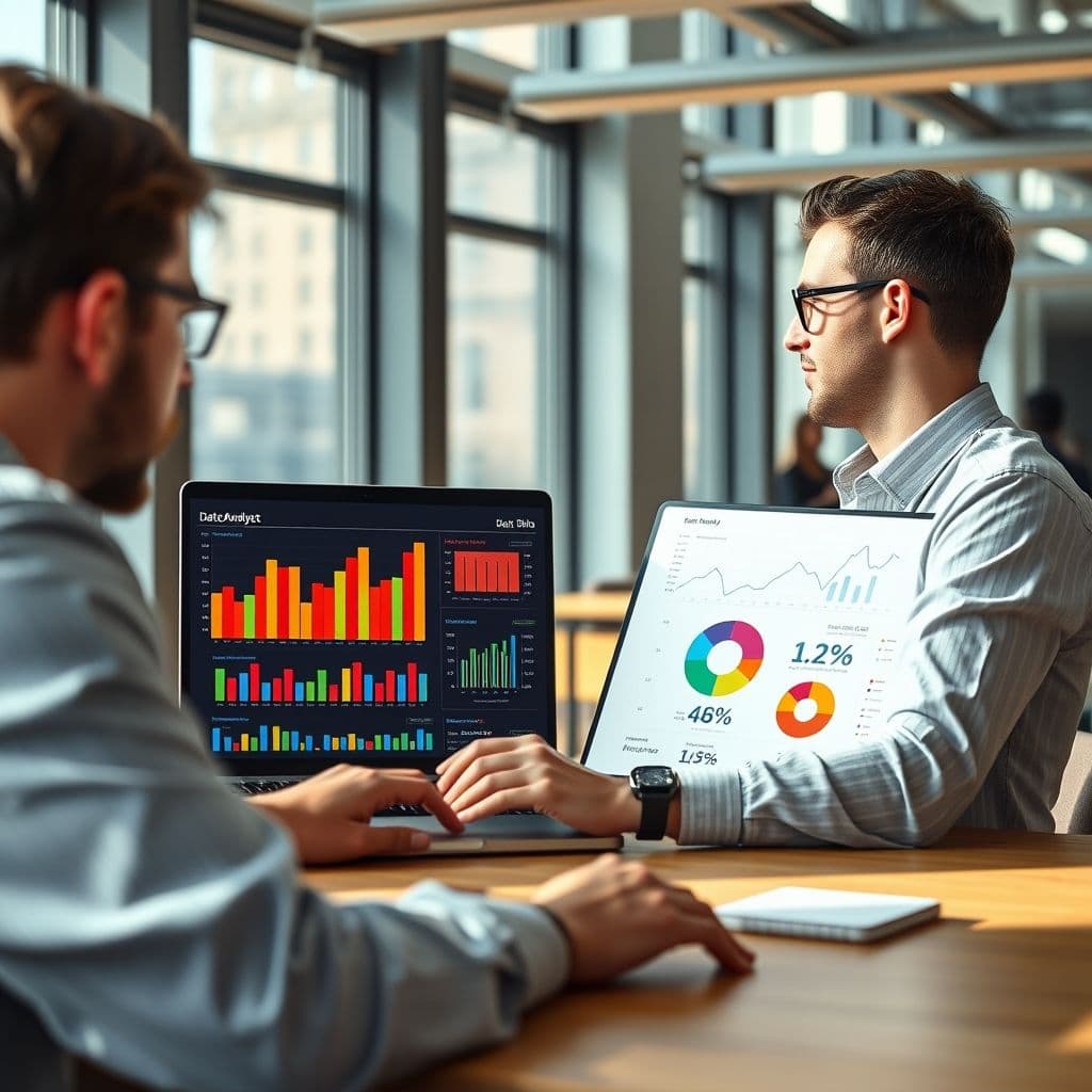 A compensation analyst comparing salary data across industries.