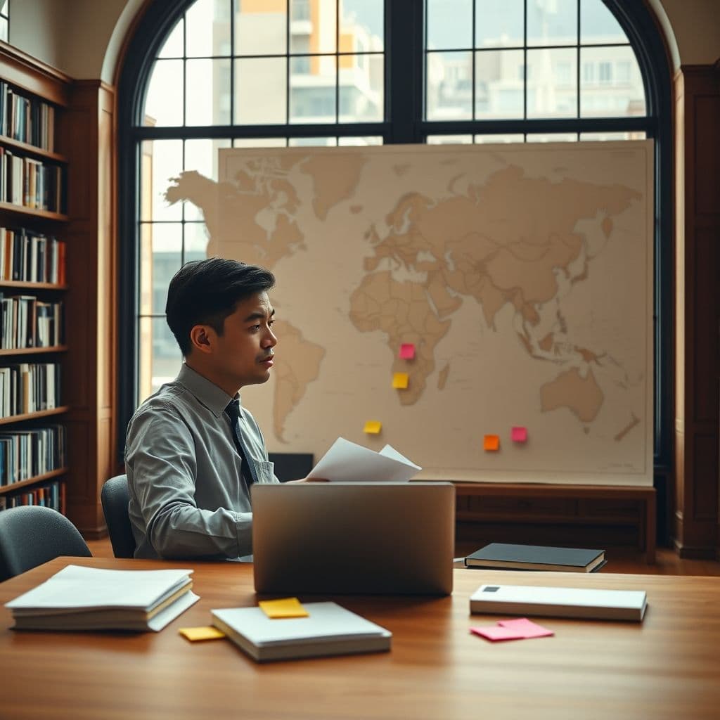 Territory account manager studying foundational concepts and responsibilities